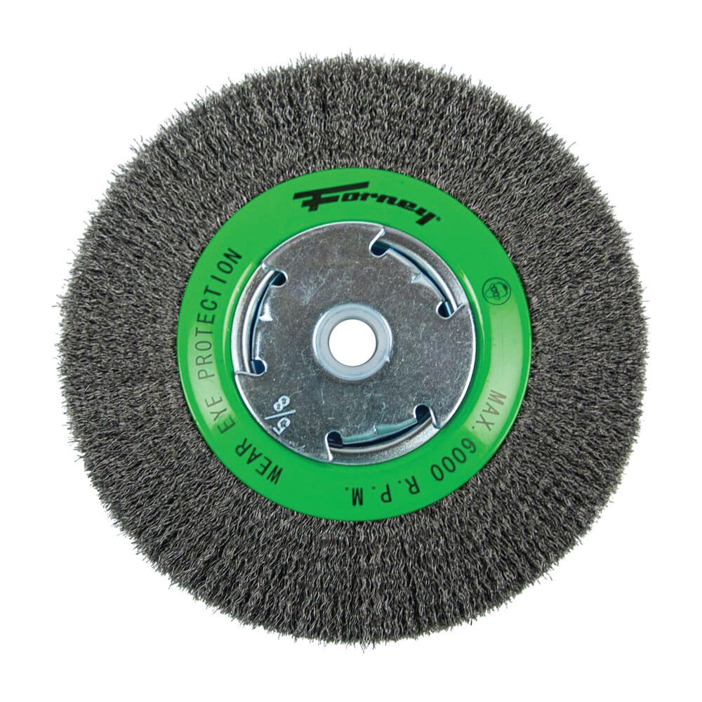 Forney 6 in. Wire Bench Wheel Brush