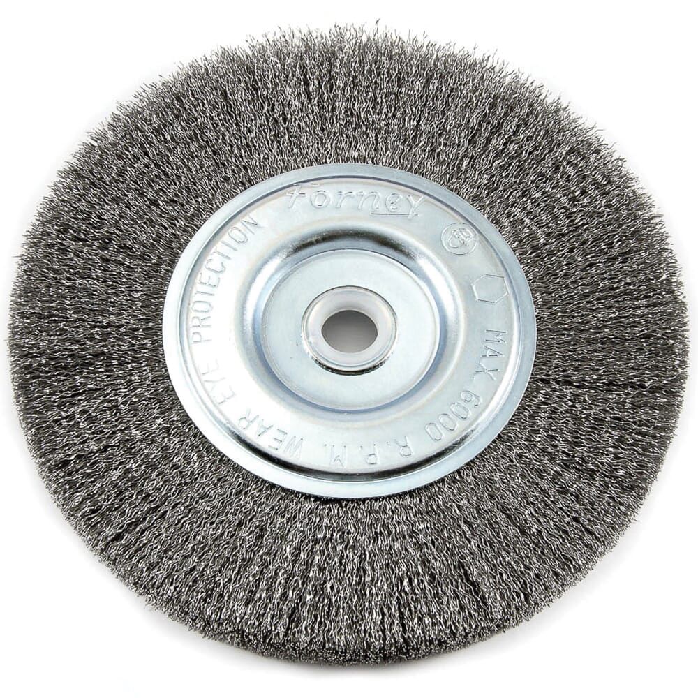 Forney 6 in. Fine Wire Wheel Brush
