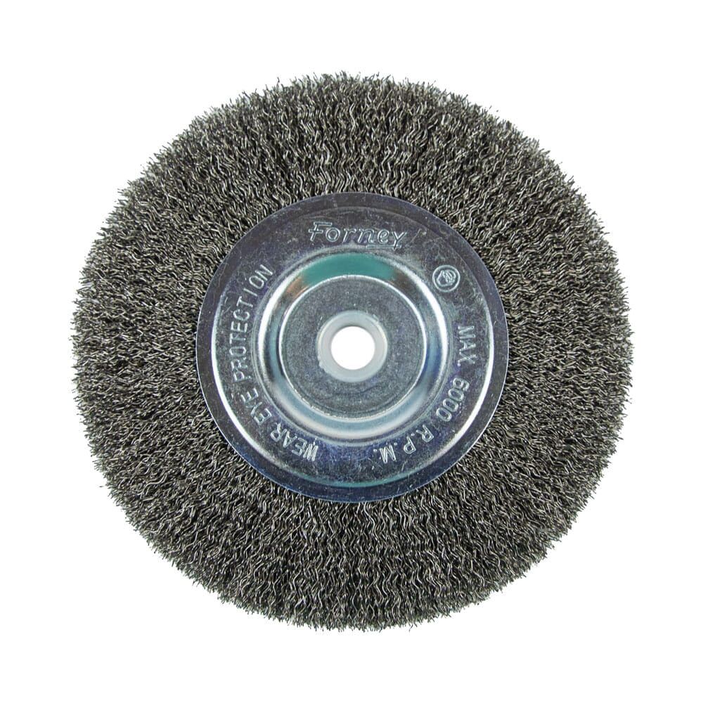 Forney 6 in. Wire Wheel Brush