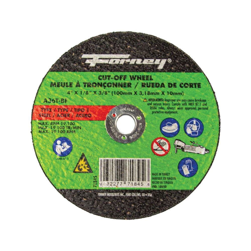 Forney 4 in. x 1/8 in. x 3/8 in. Metal Cut-Off Wheel