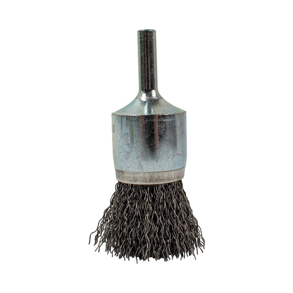 Forney 1 in. x 0.012 in. Crimped Wire End Brush