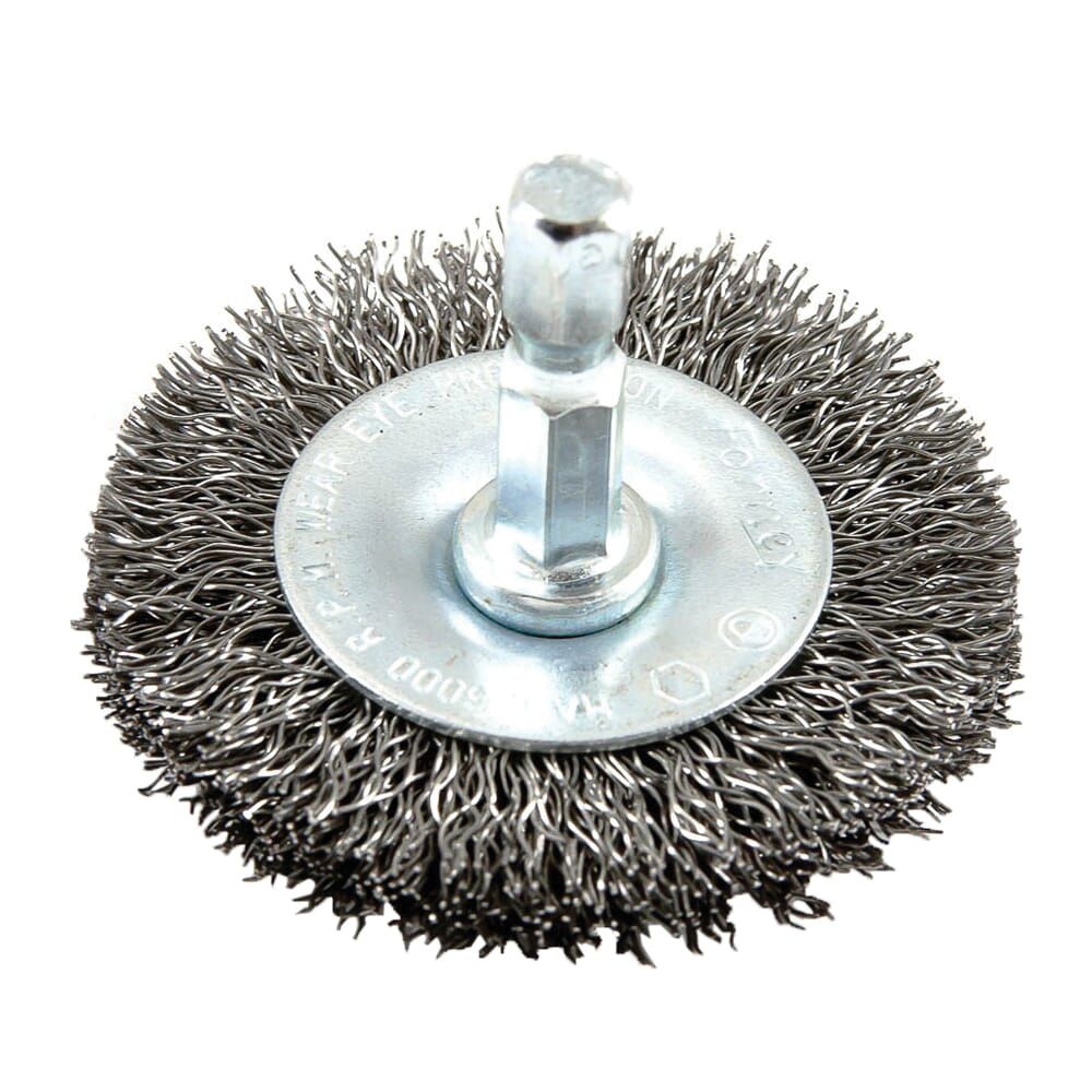Forney 2 in. Crimped Wire Wheel Brush