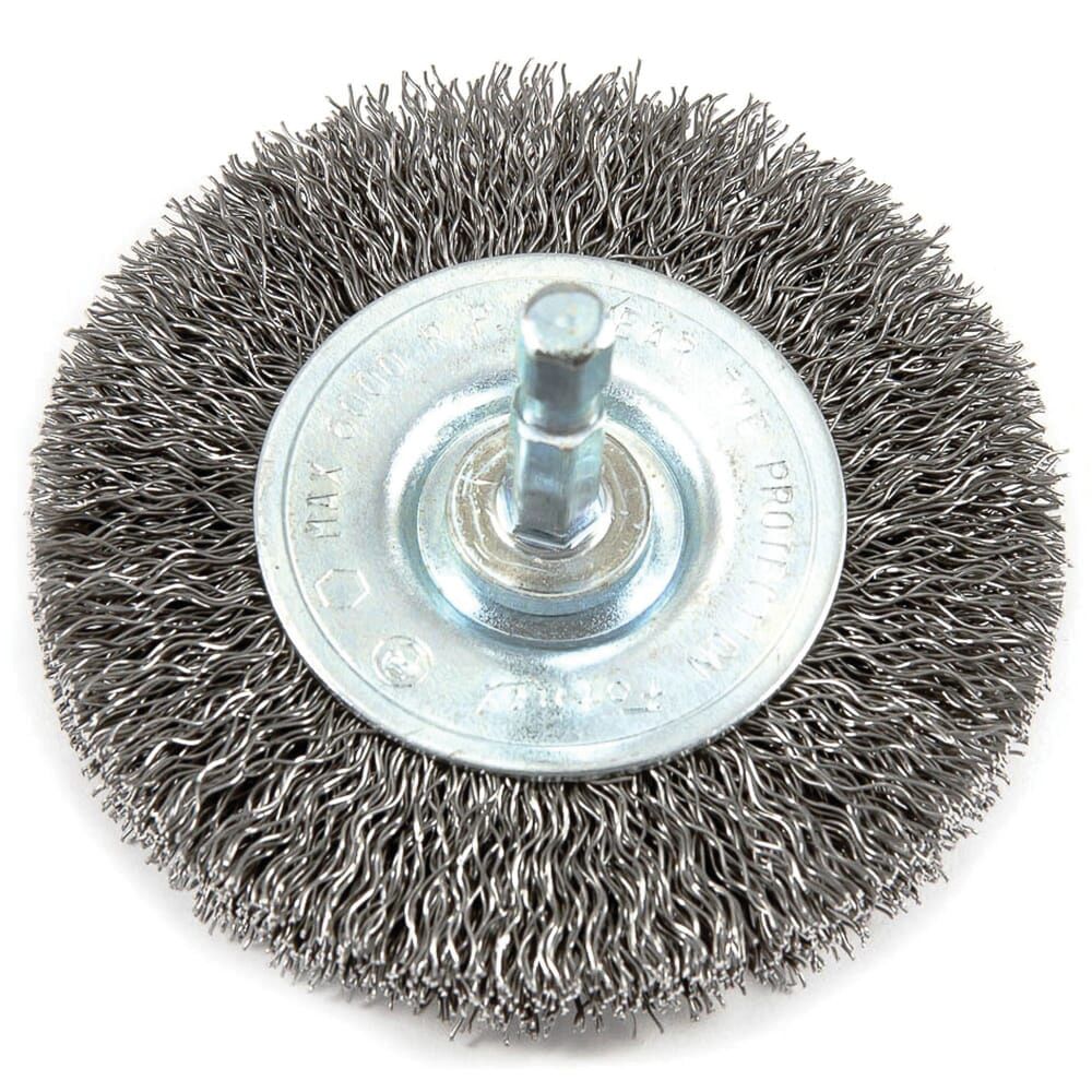 Forney 3 in. Coarse Crimped Wire Wheel Brush