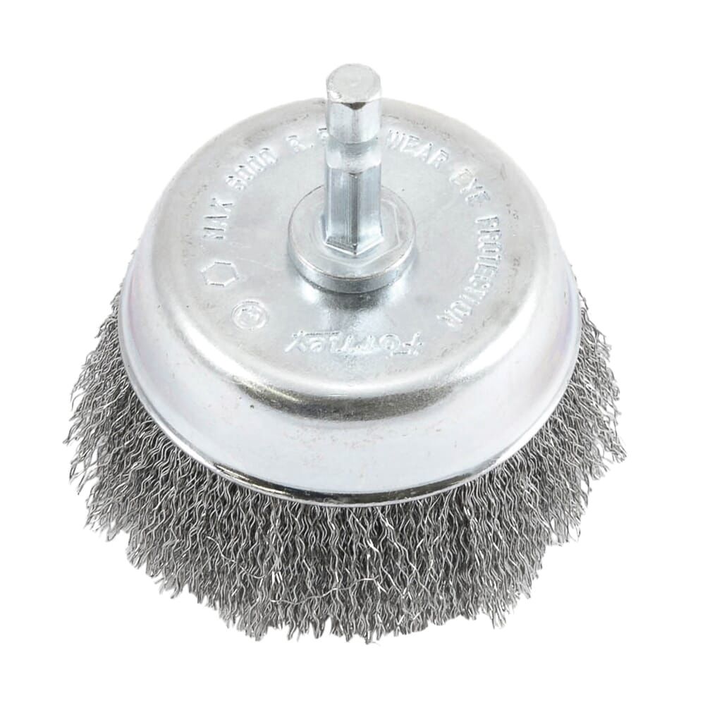 Forney 3 in. Crimped Wire Cup Brush