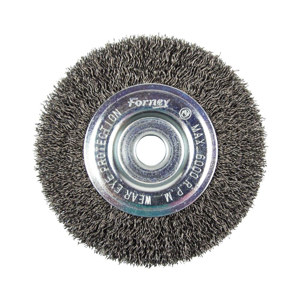 Forney 4 in. Crimped Wire Wheel Brush