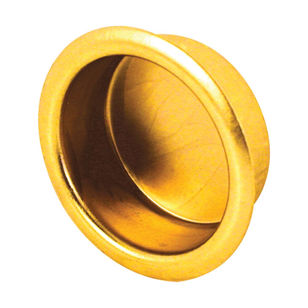 Prime Line Products 3/4 in. Brass Door Edge Pull