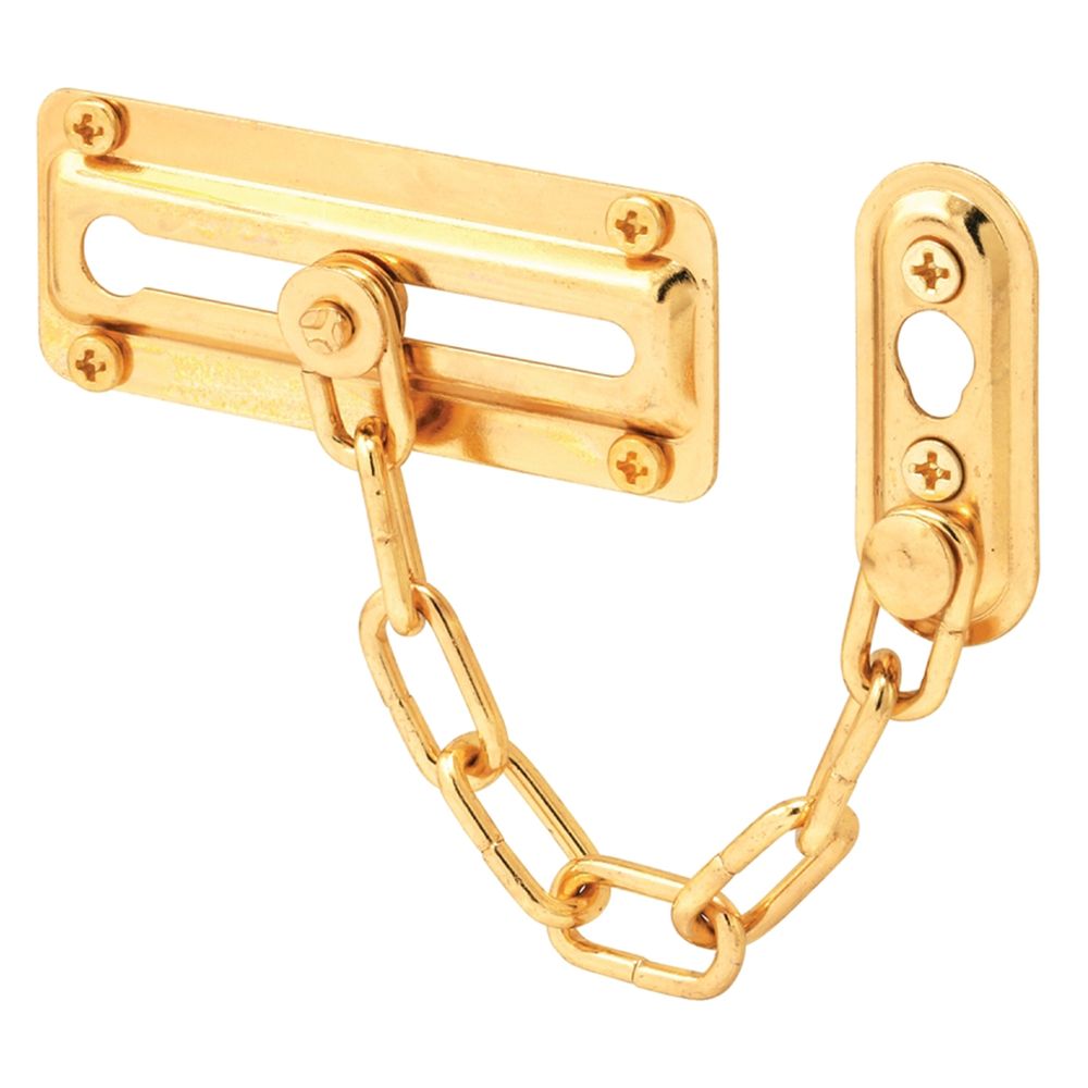 Prime Line Products Brass Chain Door Guard
