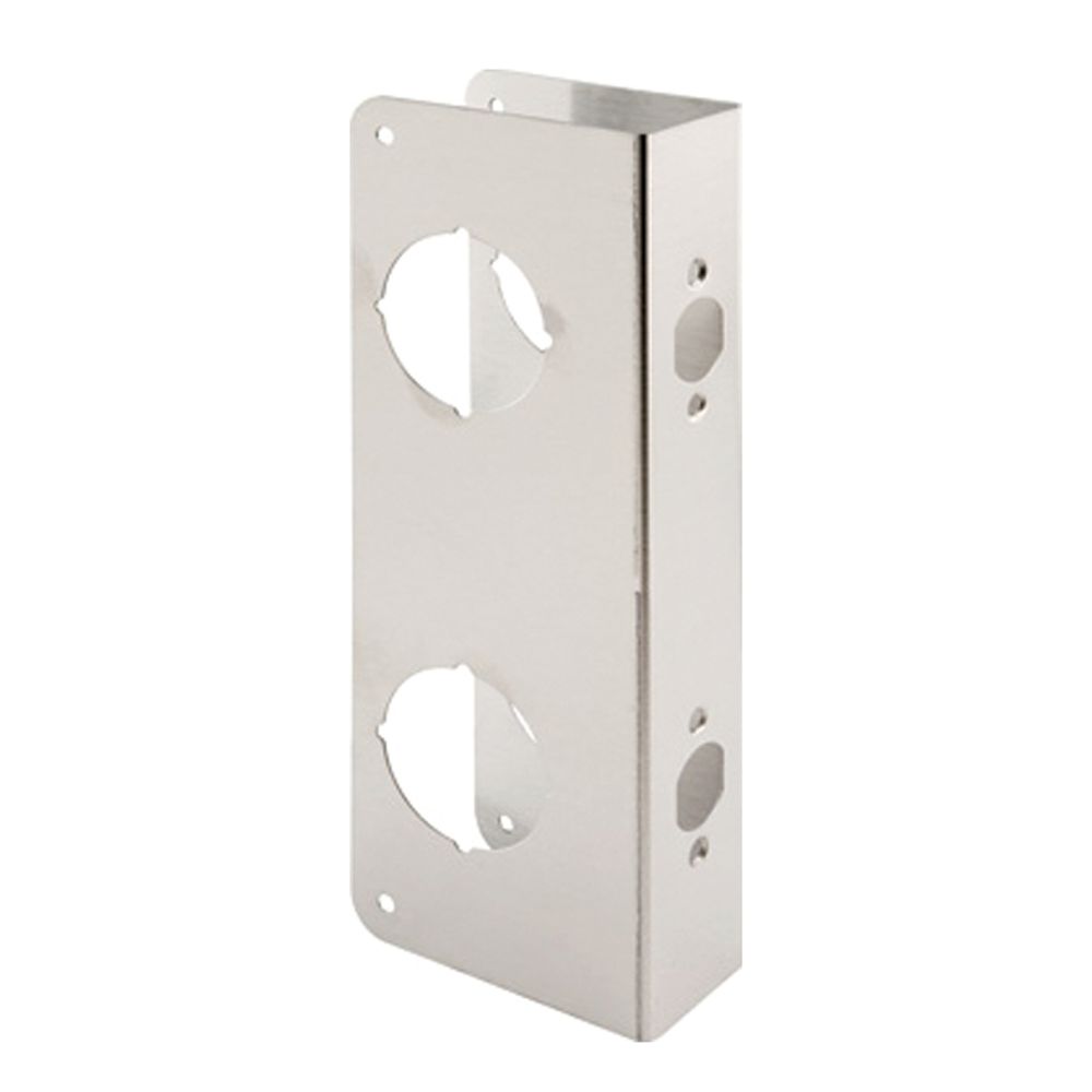 Prime Line Products 10-7/8 in. Stainless Steel Lock and Door Reinforcer