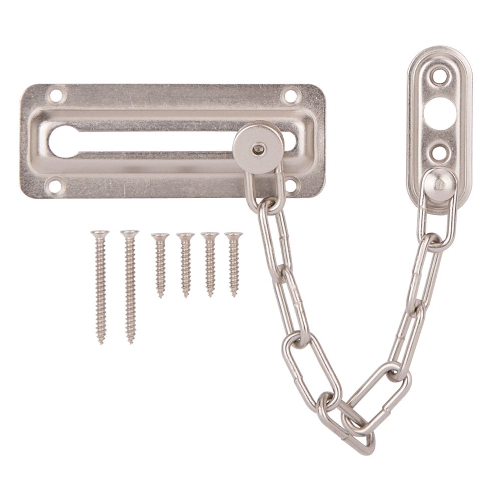 ProSource Satin Nickel Chain Door Guard