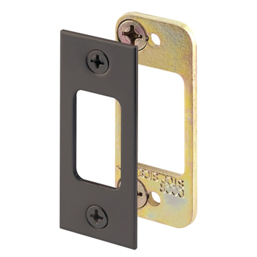 Prime Line Products Bronze Deadbolt Strike Plate
