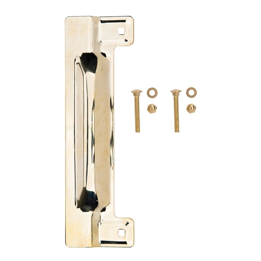 ProSource 3-1/2 in. x 11-3/4 in. Heavy Duty Brass Latch Guard