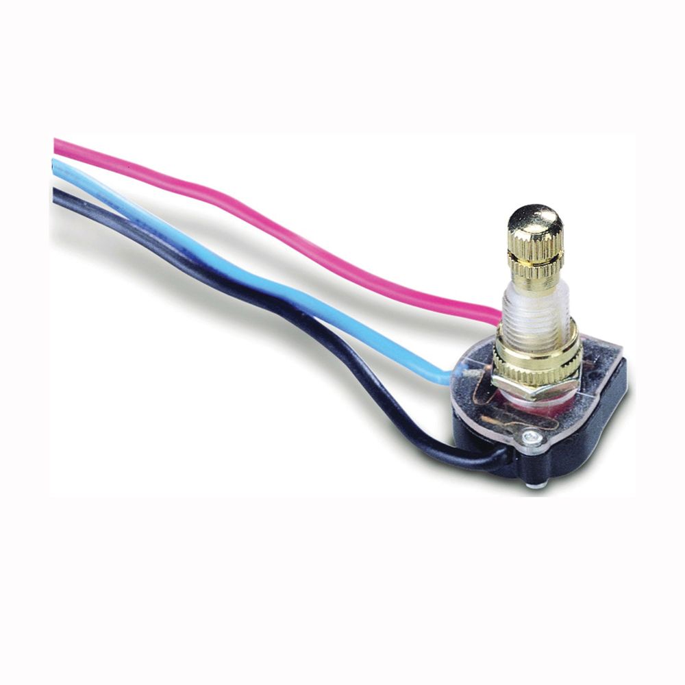 Gardner Bender 3-Speed Brass Rotary Switch