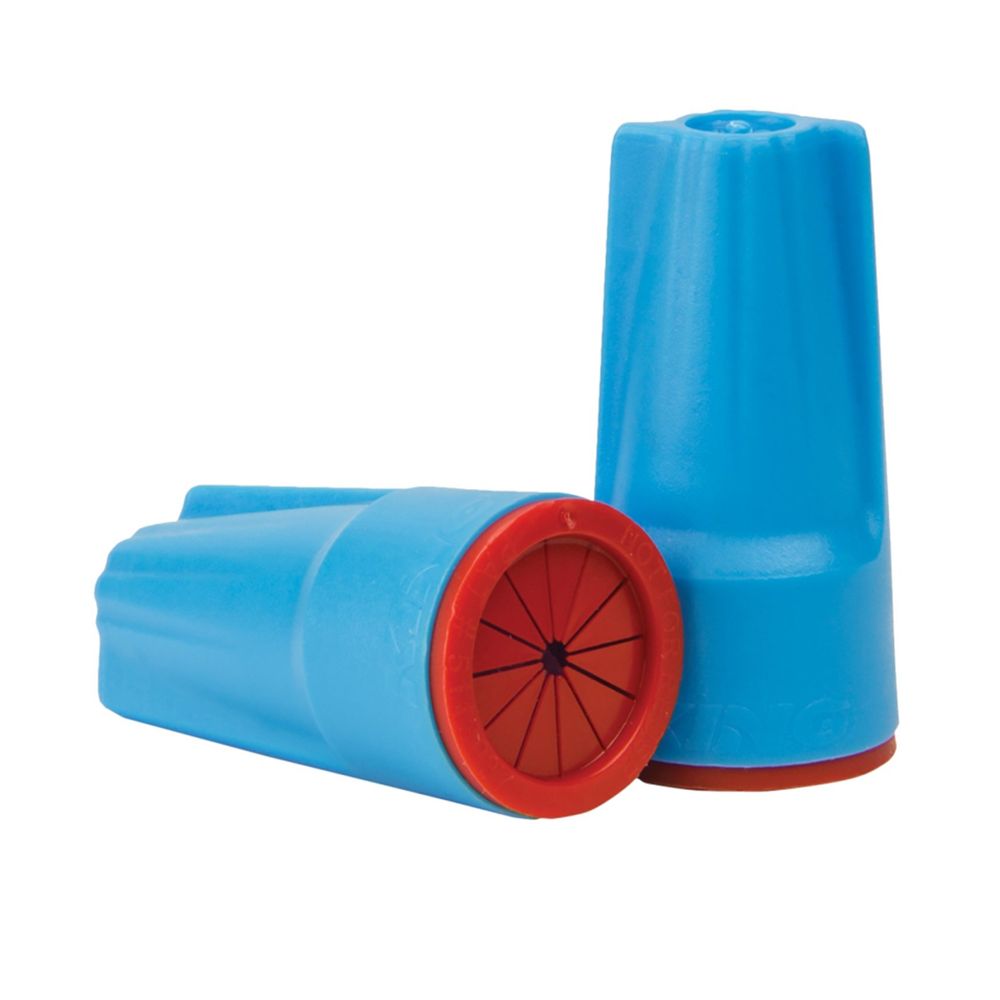 King Innovation Dryconn Aqua and Red Wire Connector, 5-Piece