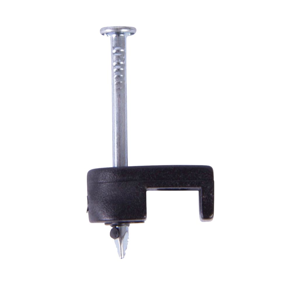 Gardner Bender 7/8 in. Black Plastic Cable Staple