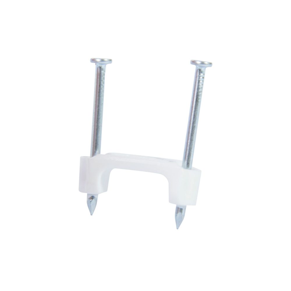 Gardner Bender 1/2 in. Insulated Plastic Cable Staples, 225-Pack