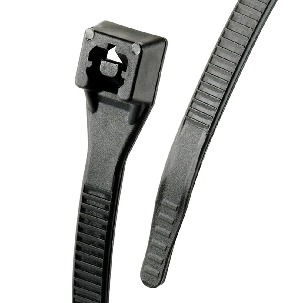 Gardner Bender 8 in. Black Cable Ties, 20-Pack