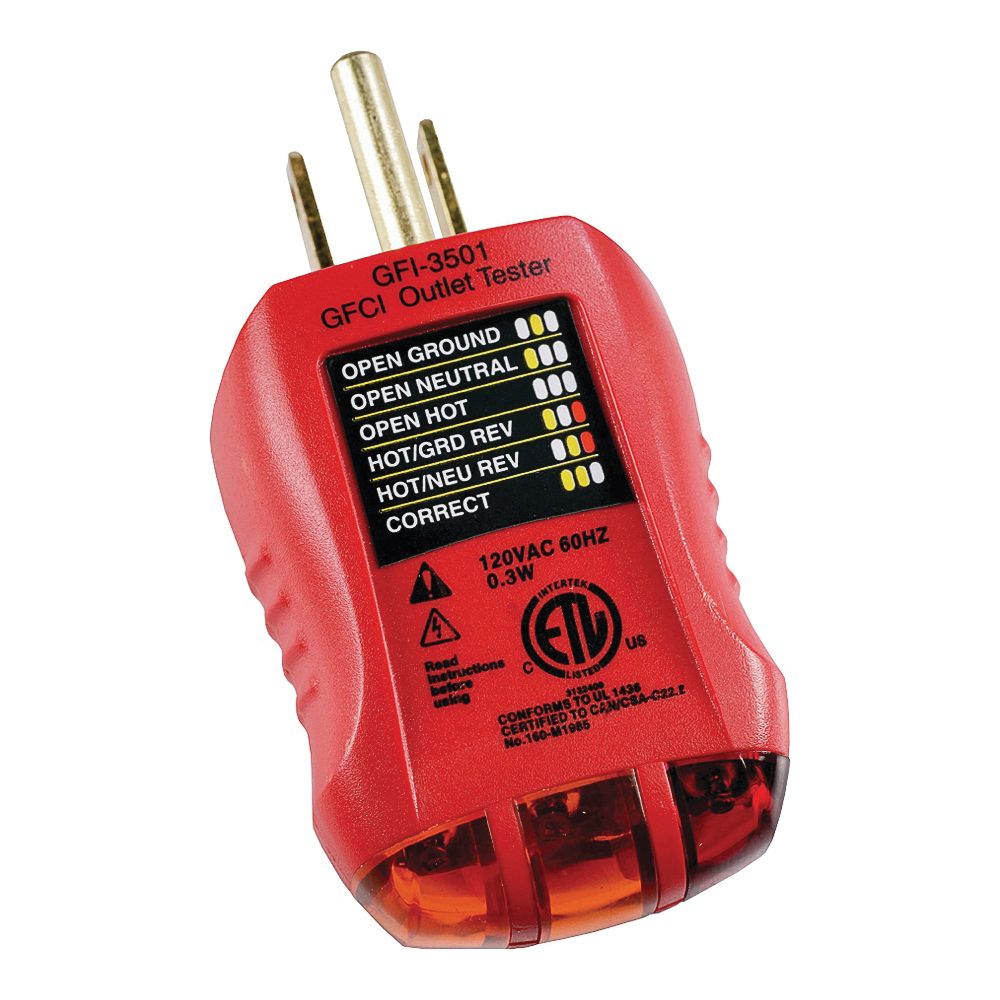 Gardner Bender GFCI Receptacle Circuit Tester