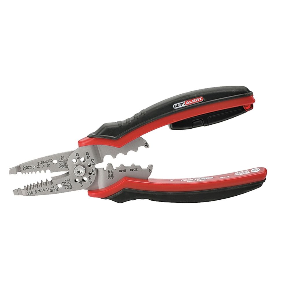 Gardner Bender 7 in. Circuit Alert Wire Stripper, Crimper, and Cutter