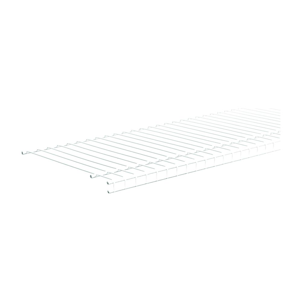 ClosetMaid 6 ft. x 12 in. White Steel Wire Shelf
