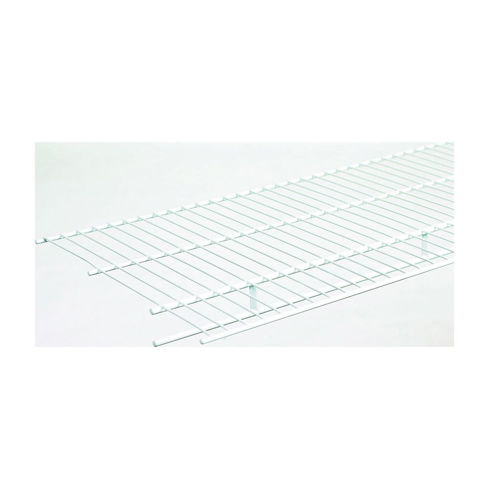 ClosetMaid 6 ft. x 12 in. White Wire Wardrobe Shelf