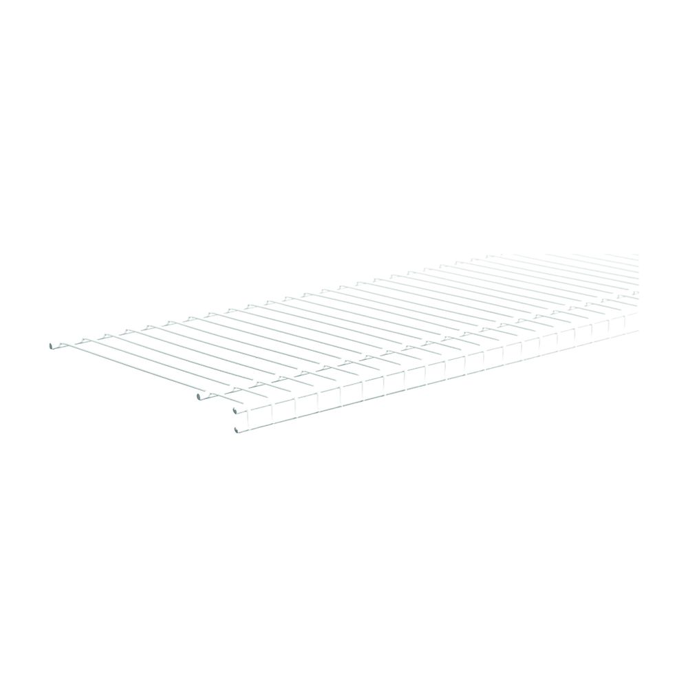 ClosetMaid 6 ft. x 16 in. White Steel Wire Shelf