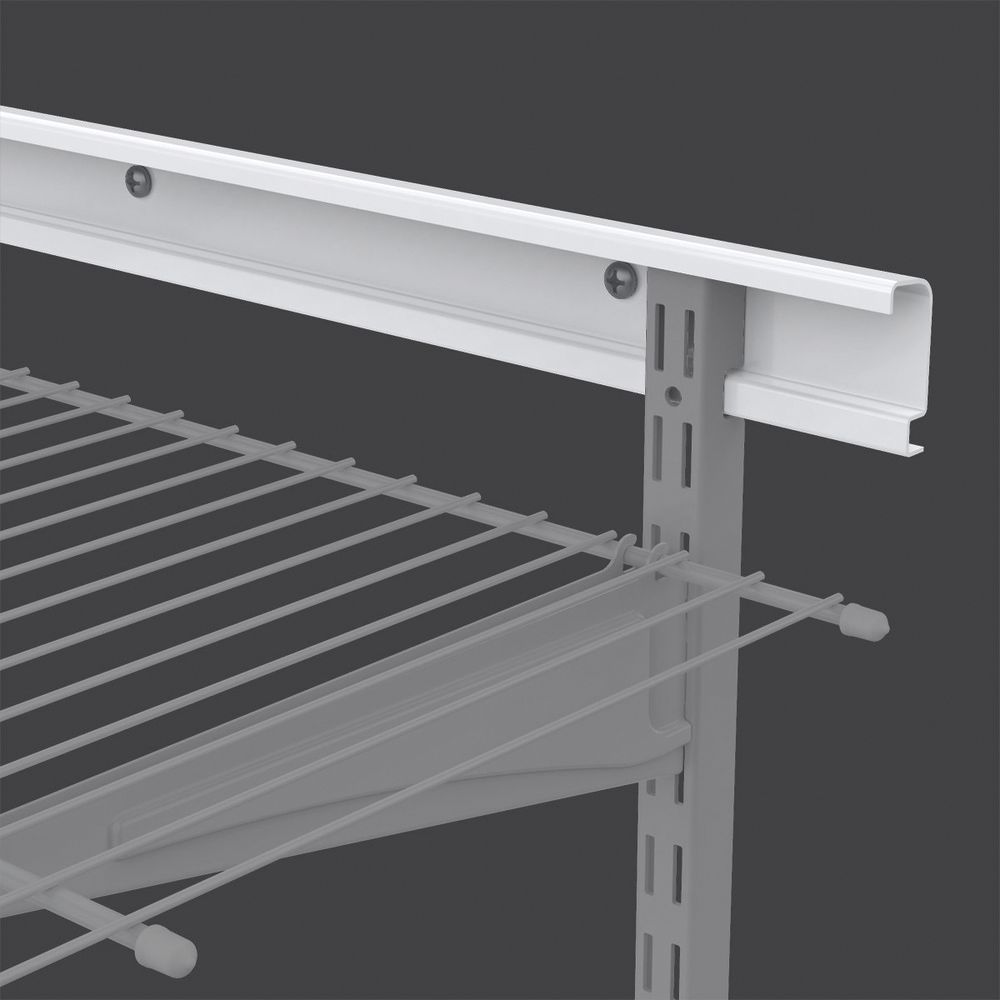 ClosetMaid 80 in. White Epoxy Shelf Hang Track
