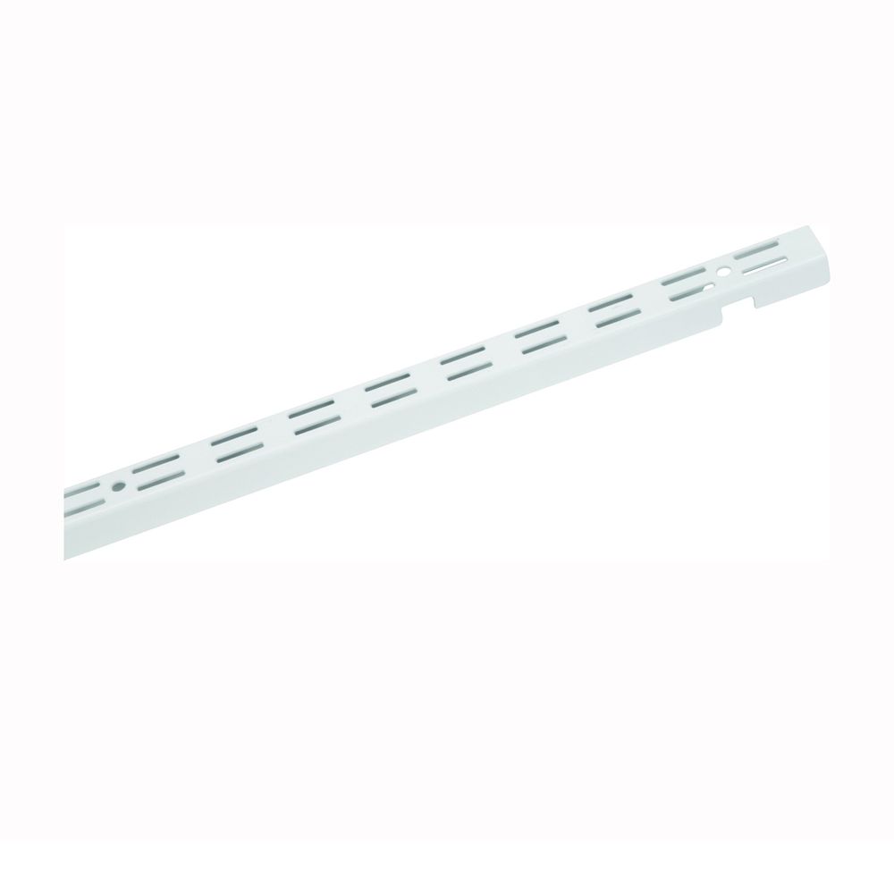 ClosetMaid 12 in. White Dual Slot Shelf Standard