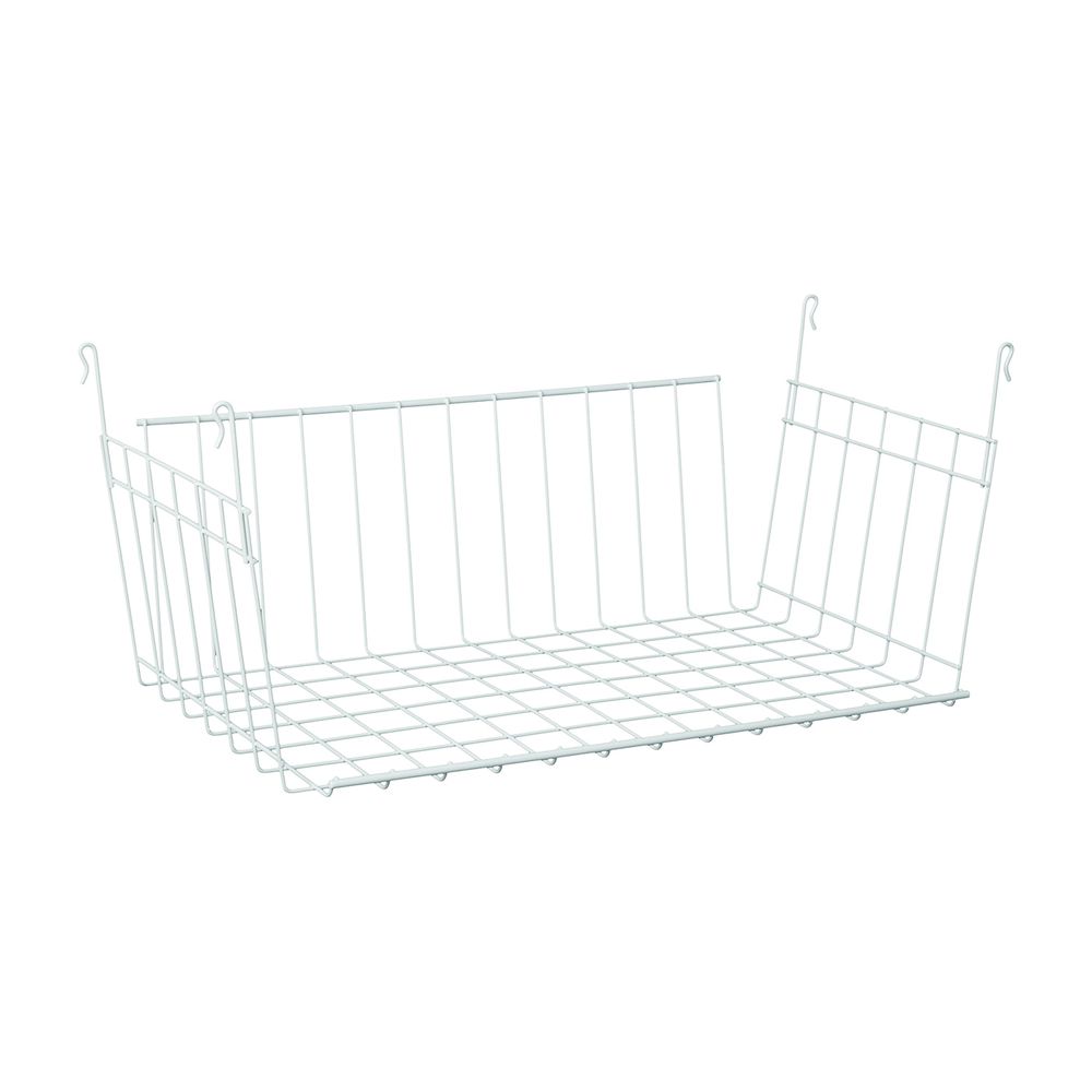 ClosetMaid 17 in. White Steel Hanging Basket