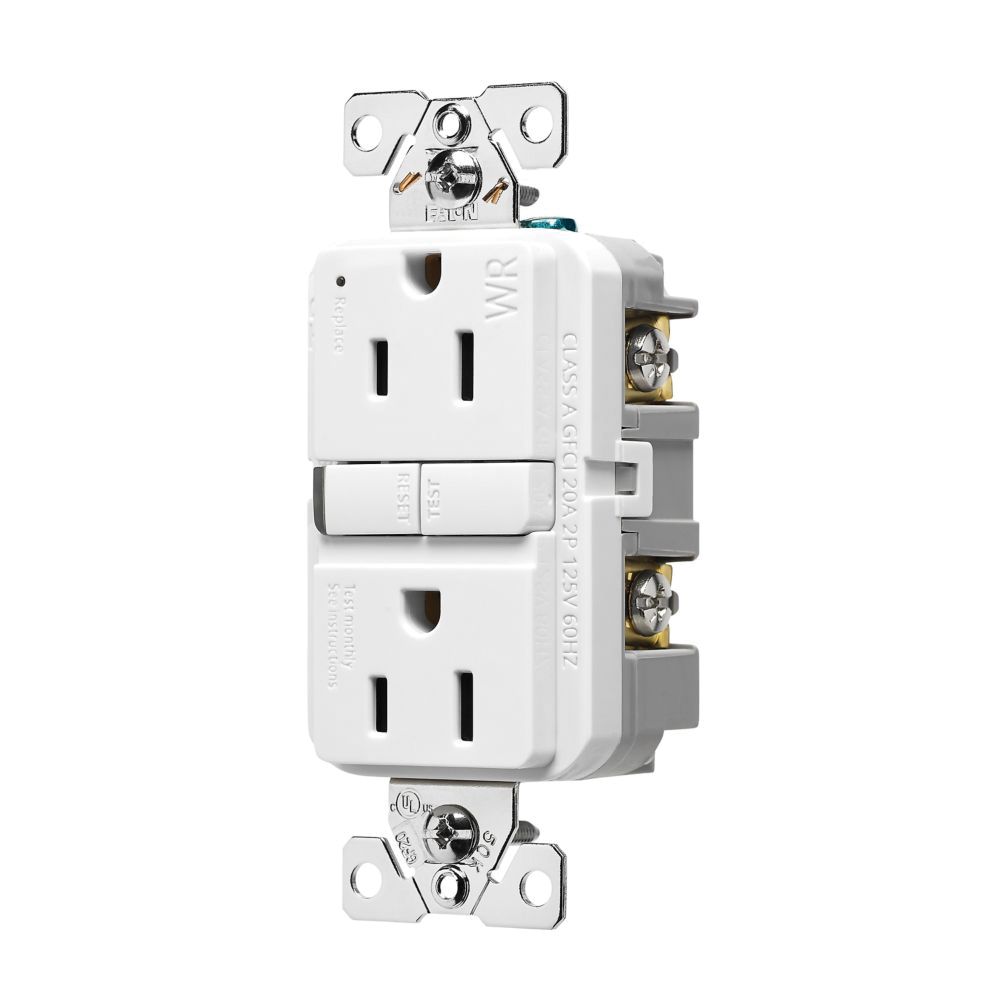 Eaton Wiring 15 AMP. 125 V. Self-Test GFCI Receptacle