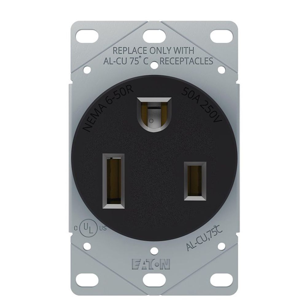 Eaton Wiring 50A 250V Single Power Receptacle