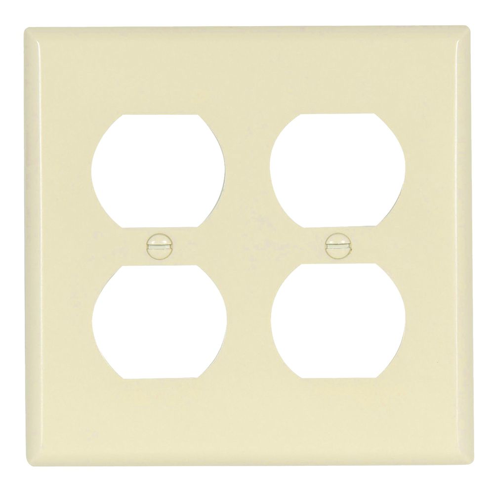 Eaton Wiring 2-Gang Duplex Receptacle Wallplate