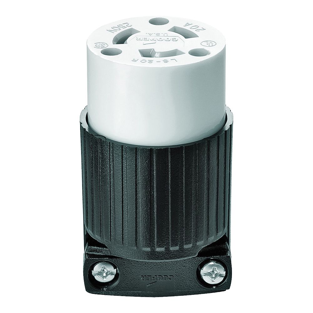 Eaton Wiring Locking Grounding Connector, 2-Pole 3-Wire