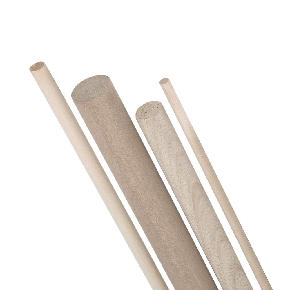 Waddell 3/4 in. x 48 in. Round Hardwood Dowel Rod