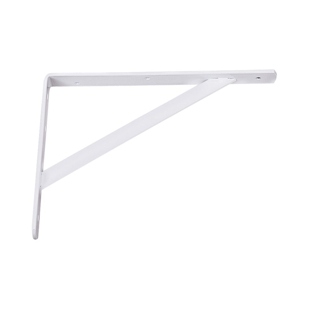 Knape & Vogt 16 in. White Shelf L-Bracket