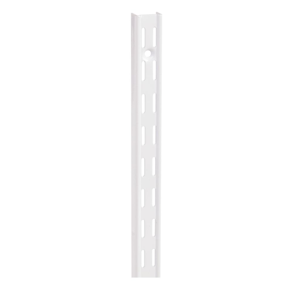 Knape & Vogt 48 in. White Double Track Shelf Standard