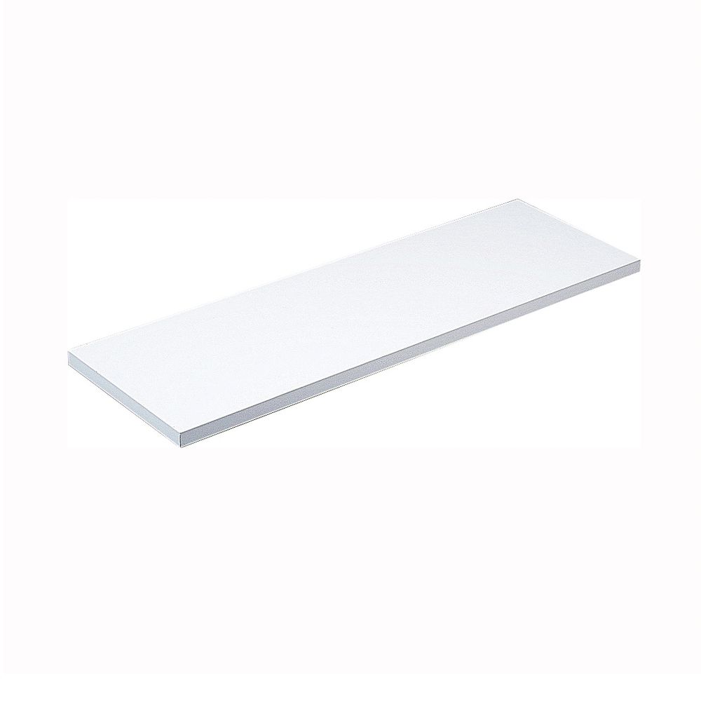 Knape & Vogt 12 in. x 48 in. Prefinished White Shelf Board