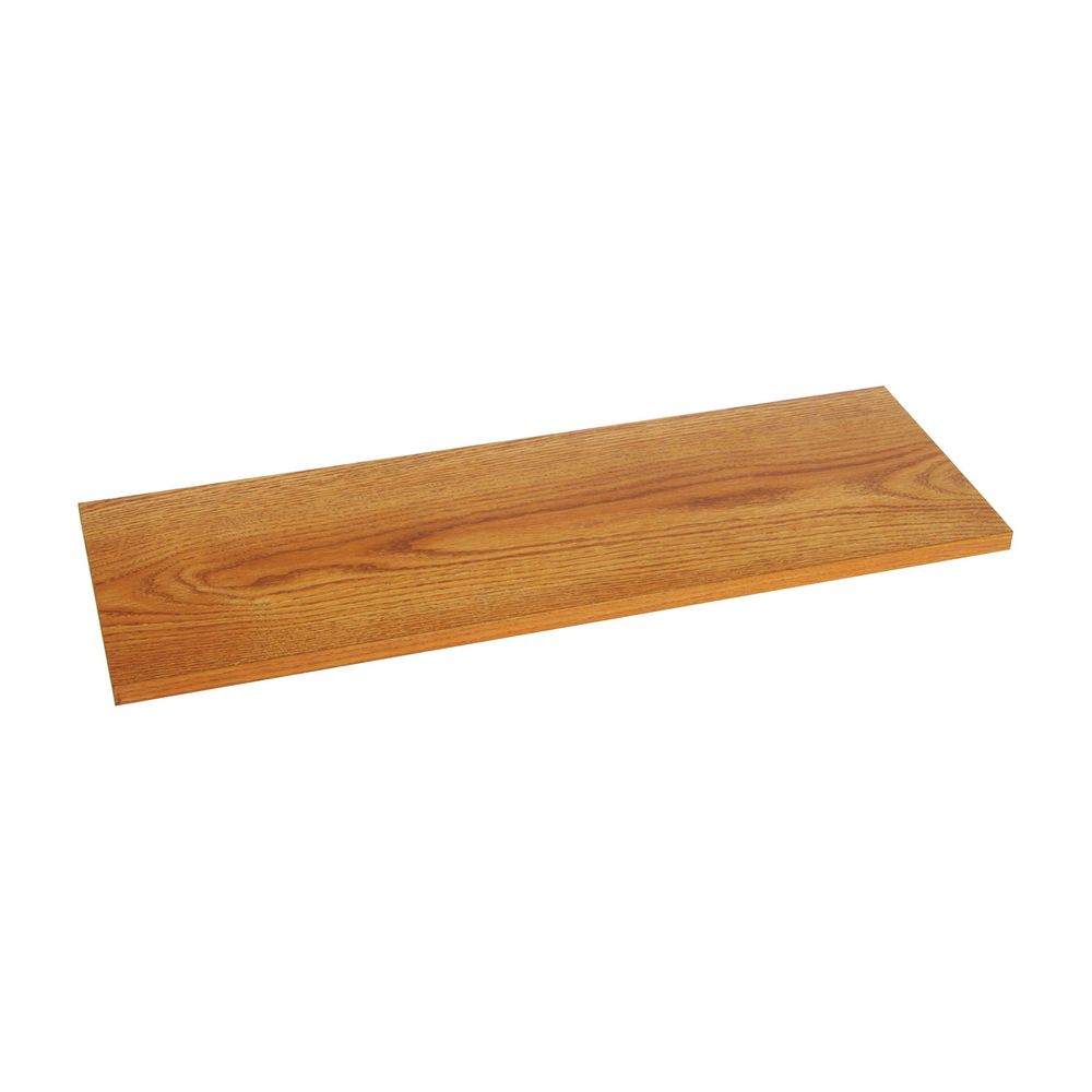 Knape & Vogt 8 in. x 24 in. Prefinished Oak Shelf Board