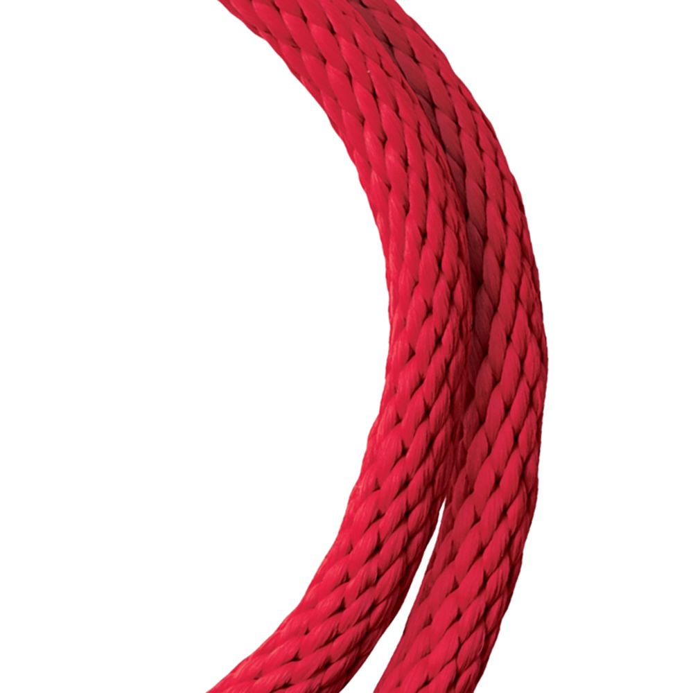 Baron Mfg 5/8 in. x 140 ft. Red Solid Braided Polypropylene Rope