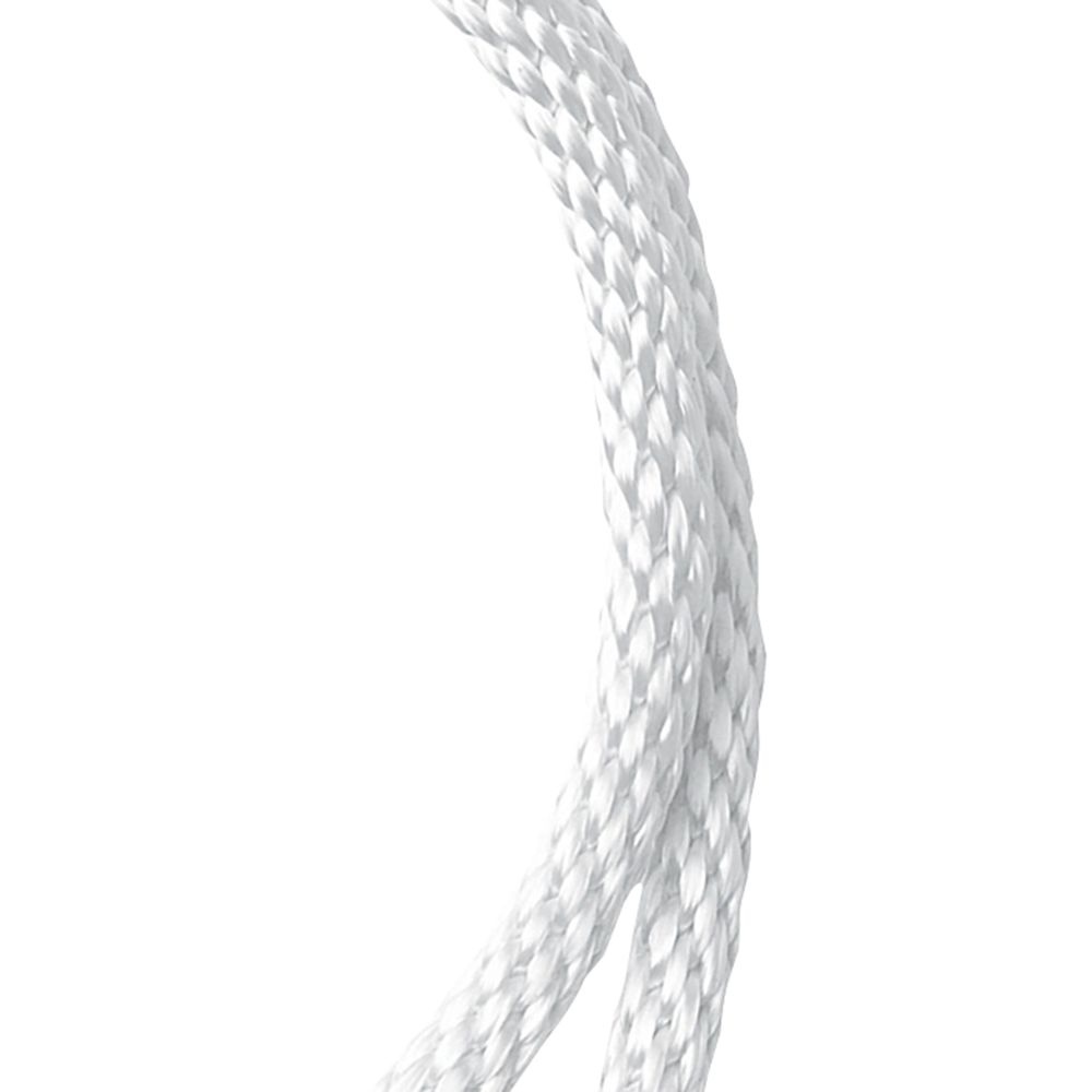 Baron Mfg 3/8 in. x 500 ft. White Solid Braided Nylon Rope