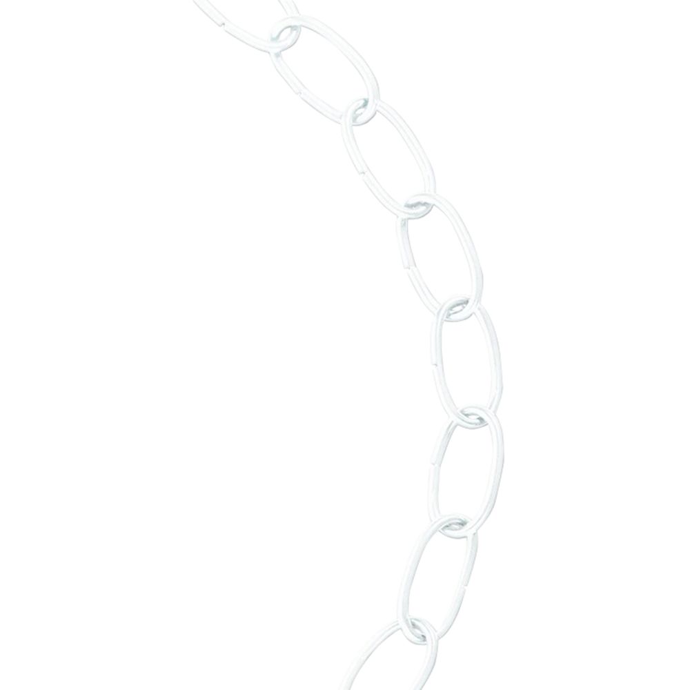Baron Mfg #10 x 40 ft. White Decorator Chain