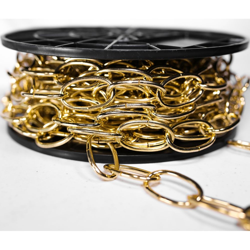 Baron Mfg #10 x 40 ft. Brass Decorator Chain