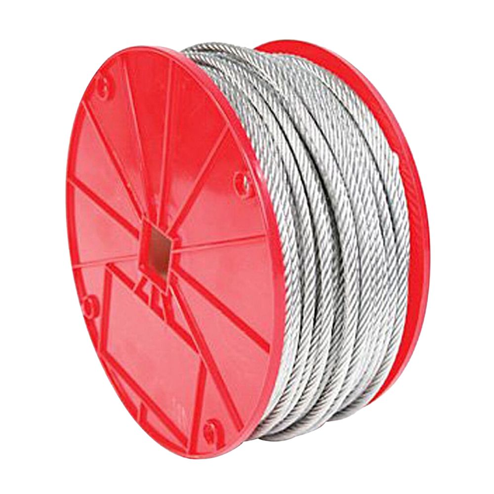 Baron Mfg 3/32 in. x 250 ft. Galvanized Vinyl-Coated Cable