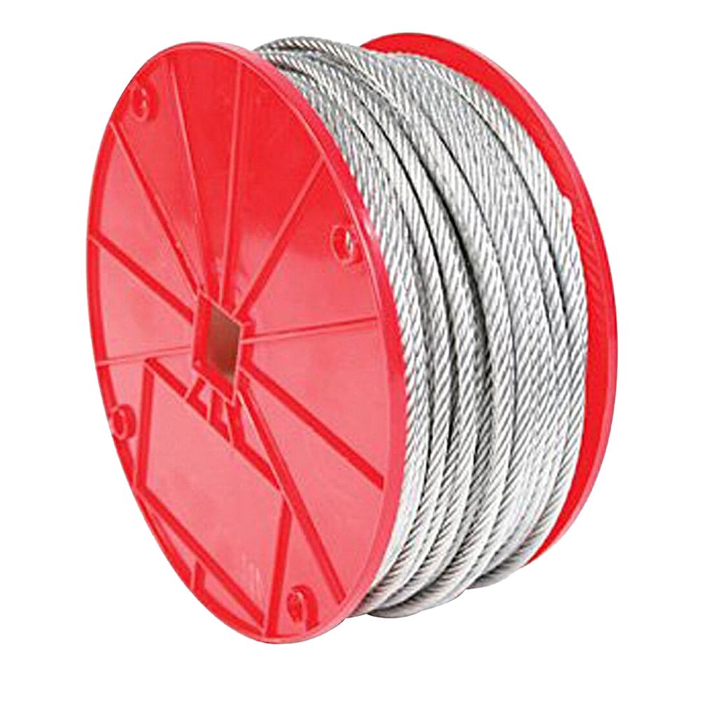 Baron Mfg 3/16 in. x 250 ft. Galvanized Uncoated Cable