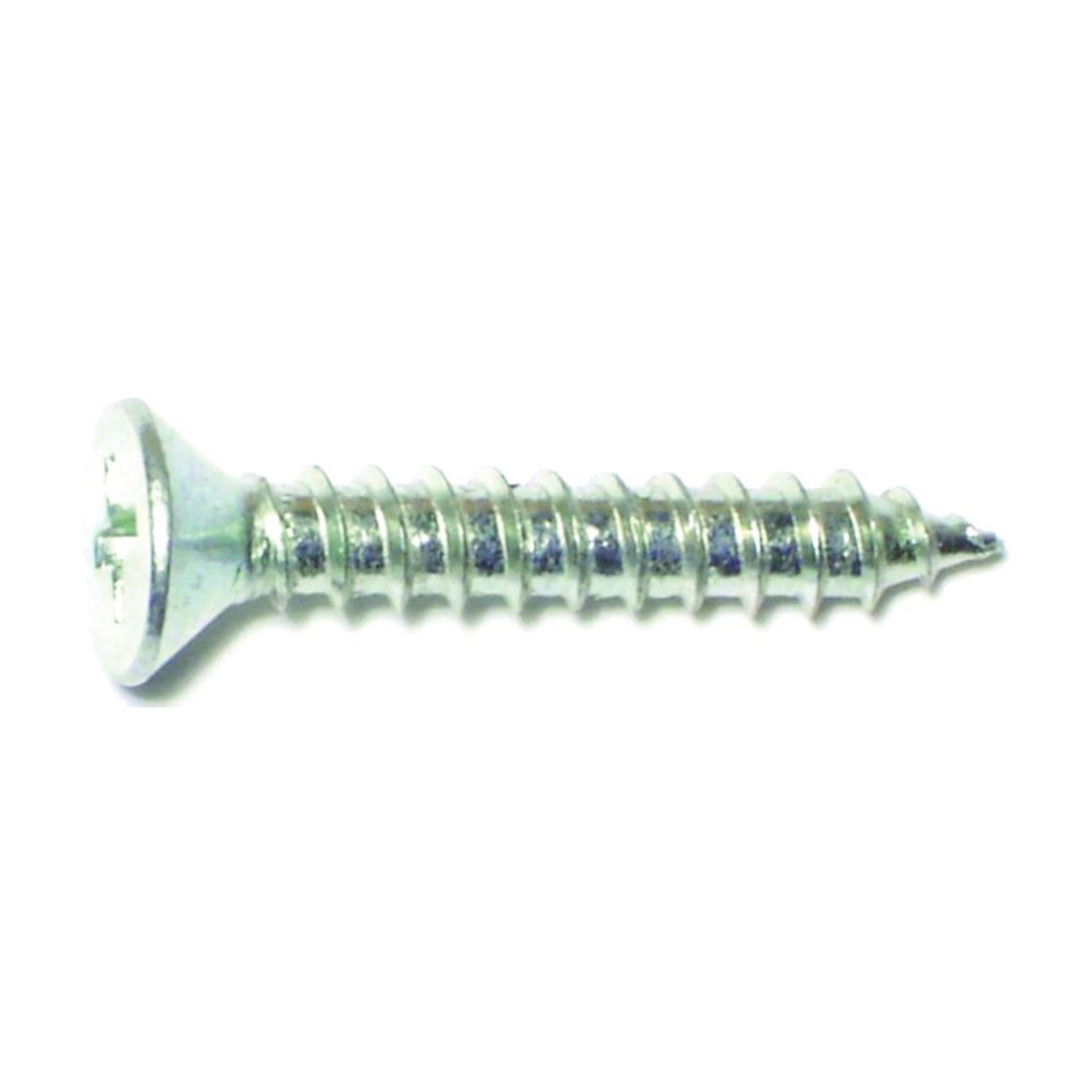 Midwest Fastener #8 x 1 in. Phillips Flat Head Wood Screws