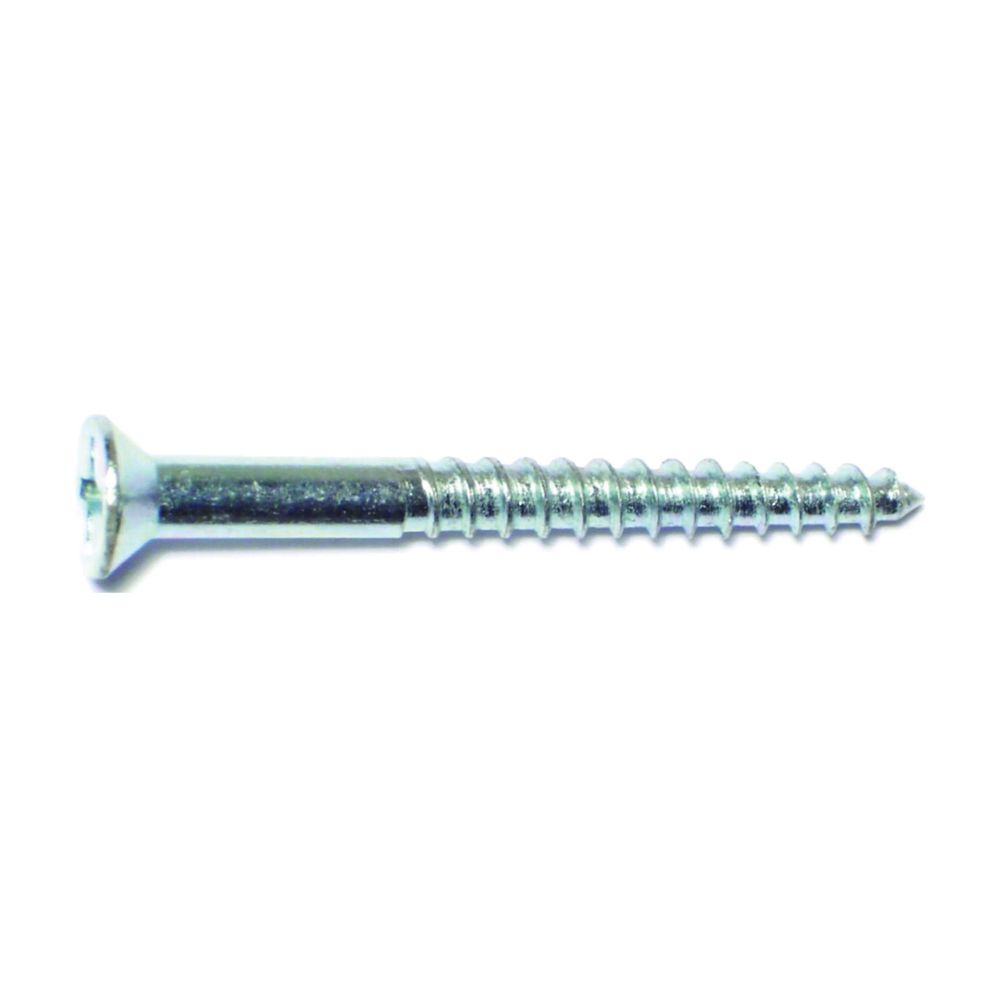 Midwest Fastener #10 x 2 in. Phillips Flat Wood Screws
