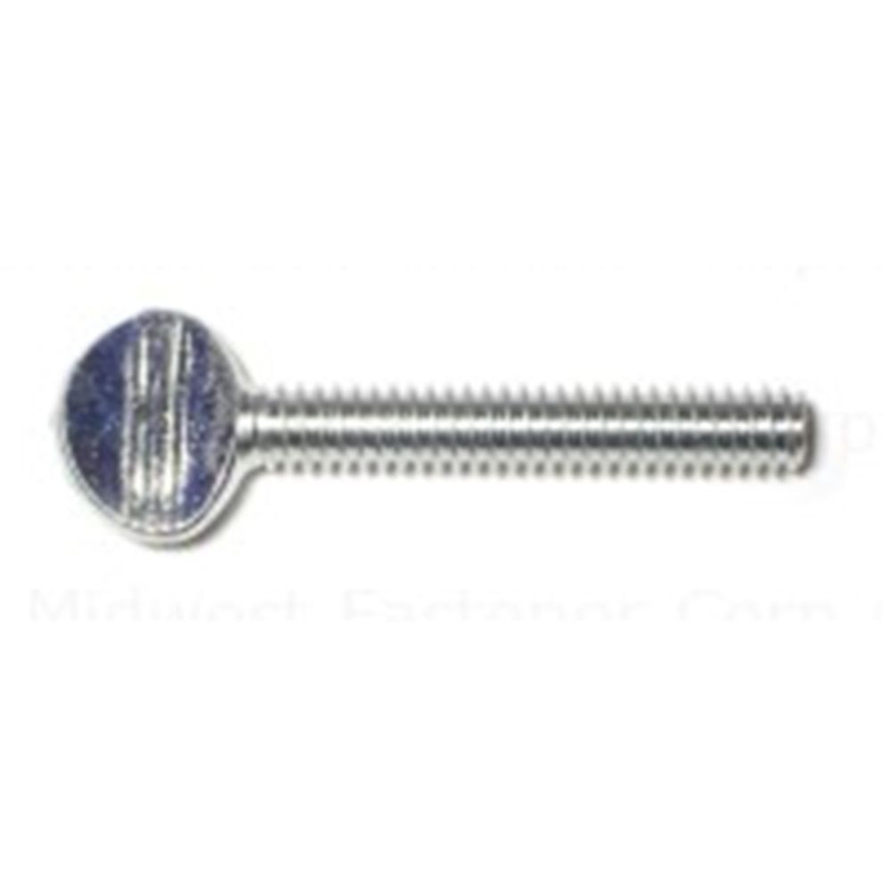 Midwest Fastener 1/4 in.-20 x 1-1/2 in. Spade Head Thumb Screws, 12-Pack