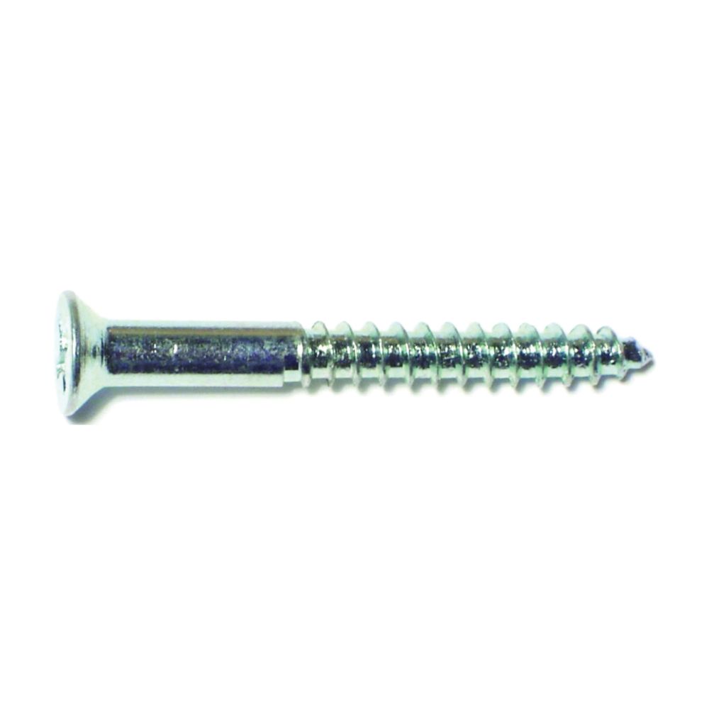 Midwest Fastener #8 x 1-1/2 in. Flat Head Wood Screws, 5-Pack