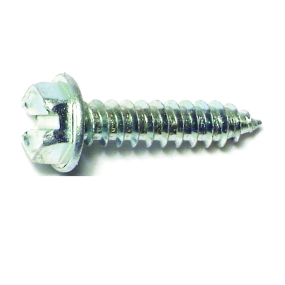 Midwest Fastener #8 x 3/4 in. Slotted Hex Washer Head Sheet Metal Screws, 5-Piece