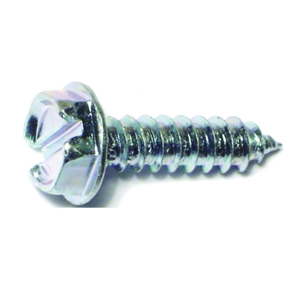 Midwest Fastener #10 x 3/4 in. Slotted Hex Washer Head Sheet Metal Screws
