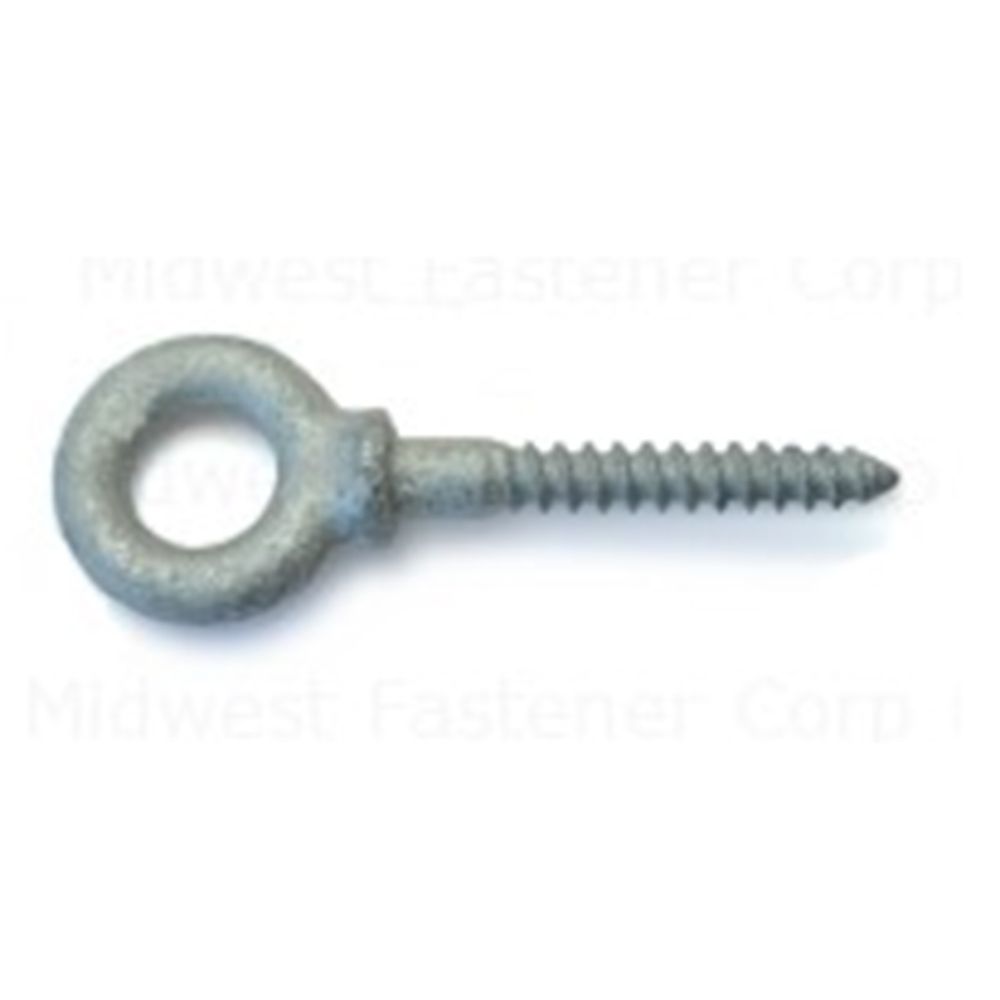 Midwest Fastener 3/8 in. x 2 in. Galvanized Shoulder Eye Lag Bolt